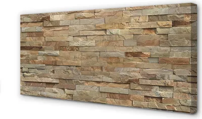Produktbild von Leinwandbild 140x70 Wandkunst Steinwandplatten