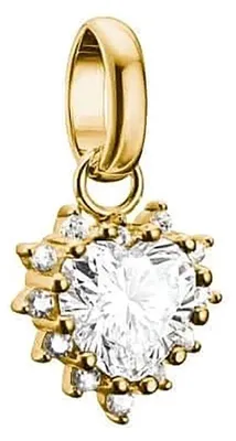 Thomas Sabo CC1279-M01-14 Charm-Anhänger True Romance Rotes Herz Goldfarben 1
