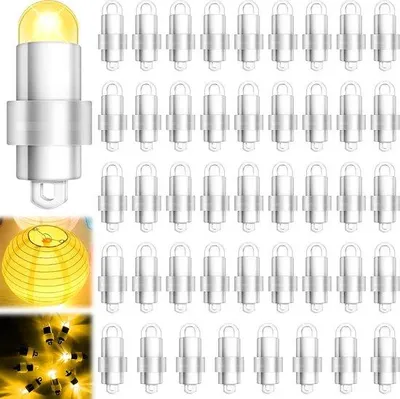 Obrázek produktu pro 50 ks vodotěsných mini LED lampionů, teplá bílá, dekorace