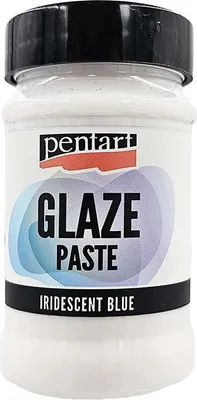 Immagine prodotto di Smalto PASTE Glasurpaste Schillernde blaue 100ml - PENTART