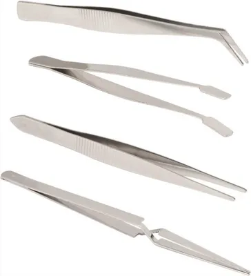 Produktbild von CHPN - Pinzetten - Pinzetten-Set - 4-teilig - 4-teilig - Pinzetten - Hobby-Pinzetten - Präzisionsarbeiten - Werkzeuge - Werkzeuge