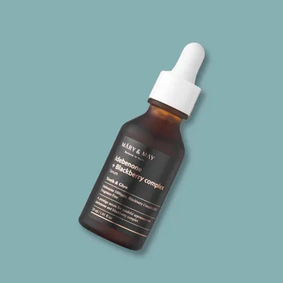 Obrázok produktu pre Mary&May Idebenone + Blackberry Complex Serum antioxidačné sérum pre rozjasnenie a vyhladenie pleti 30 ml