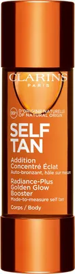 Productafbeelding van Clarins Zelfbruinende concentratie om te mengen met lichaamsverzorging, Addition Concentré Eclat Corps, 30 ml, olie, voor het lichaam, 30 ml, fles, hydraterend, voor vrouwen