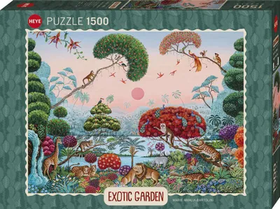 Produktbild von HEYE Puzzle Exotická zahrada: Úž asná dž ungle 1500 dílků