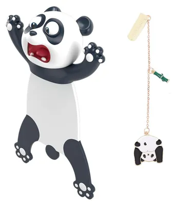 Productafbeelding van Set van 2 schattige 3D Panda leesmarkeringen