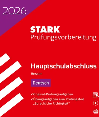 Produktbild von STARK Deutsch - Hauptschulabschluss 2026 Hessen - Prüfungsvorbereitung