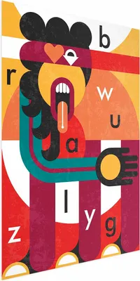 Produktbild von Posterpapier Poster - Design Art 29.7x42 cm Abstrakt n-A-0971-ao-a