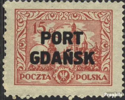 Produktbild von Briefmarken Polnische Post Danzig 1926 Mi 17 gestempelt Aufdruckausgabe