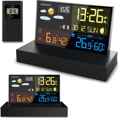 Produktbild von Wetterstation mit Display BD-912 schwarz