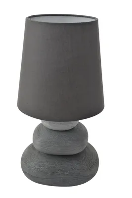 Produktbild von Näve 3045216 Stoff-Tischleuchte ; Farbe: Grau