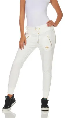 Produktbild von Damen Jogginghose Freizeithose; Ecru M