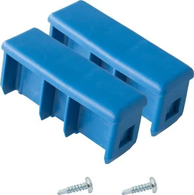 Produktbild von 1 Paar Kopfstopfen 77 x 25 mm Krause 211040 blau für STABILO Leitern Kappen