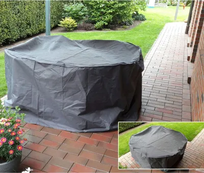Produktbild von Abdeckplane Abdeckung Schutzhülle Wetterfest für Gartenmöbel Stuhl Tisch Sitzgruppe