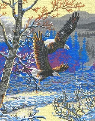 Produktbild von Stick it®  Winter Flight ca. 10.000 Teile mit XXL-Steckvorlage