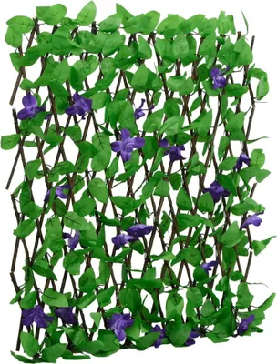 Produktbild von "im Sonderangebot"Rankgitter mit Künstlichem Efeu Erweiterbar Grün 180x70cm NEU830187 - Metallzäune