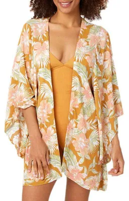 Zdjęcie produktu dla KIMONO RIP CURL ALWAYS SUMMER WMS - pomarańczowy - rozmiar L