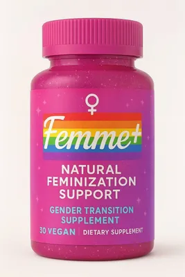 Image de Femme+ - Gélules de féminisation MTF - 30 gélules - Soutien naturel de la transition