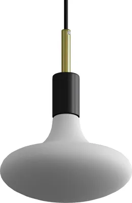 Immagine prodotto di Creative-Cables Lampada a sospensione  Italy completa di cavo tessile, finiture in metallo e serracavo da 7cm