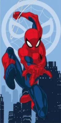 Immagine prodotto di Spiderman Badetuch Shoot 70 x 140 cm - Baumwolle