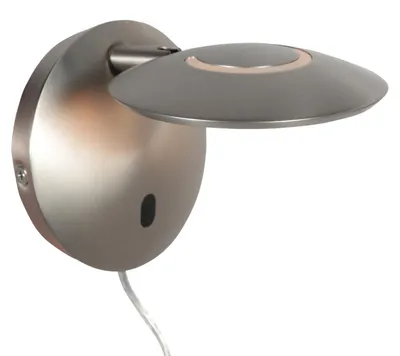 Obrázok produktu pre Steinhauer Exclusive - nástenná lampa - Zenith2 - oceľ - plast kov - Ø 15cm - LED - 4396ST