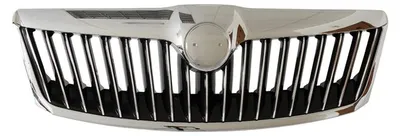 Kühlergrill Sportgrill Gitter Grill Chrom für Skoda Octavia II 1Z ab 2008-2012 – Produktansicht
