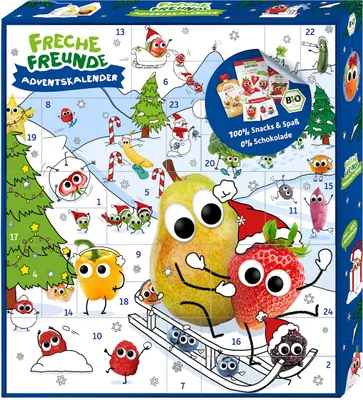KALENDARZ ADWENTOWY - PRZEKĄSKI BIO 791 g - FRECHE FREUNDE