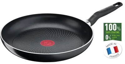 Produktbild von Tefal Start'easy C26704, Rund, Allzweckpfanne, Schwarz, Titan, Aluminium, Thermo-Punkt