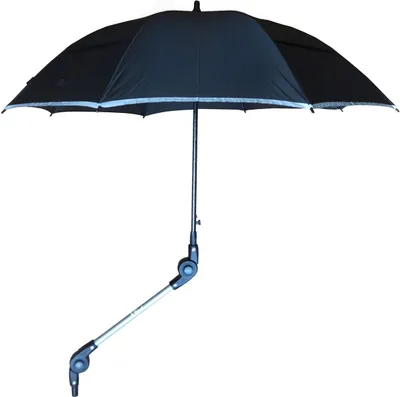 Produktbild von Rollatorschirm klappbar schwarz