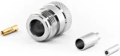 Produktbild von N-Buchse Crimp für RG316 Kabel, Koaxialstecker Adapter