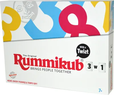 Produktbild von RUMMIKUB 3IN1 Original 3 Spiele in 1 Brettspiel