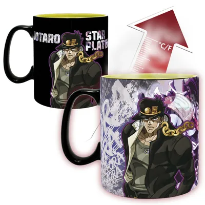 Produktbild von JOJO'S BIZARRE ADVENTURE - Mug Heat Change - 460 ml - Jotaro Dio