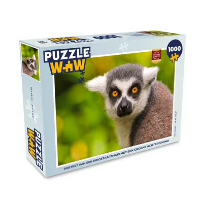Obrázek produktu pro MuchoWow MuchoWow® Puzzle 1000 ks Opice - Lemur kroužkovaný - Zvíře