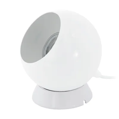 Image de Eglo 94513 Petto 1 LED Lampe de table 1 x 33 W Acier blanc