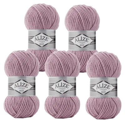 Strickwolle ALIZE SUPERLANA MAXI 505 altviolett