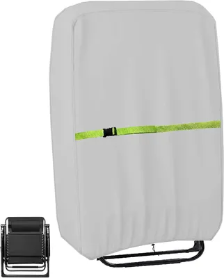 Zdjęcie produktu dla Osłona ochronna na krzesło ogrodowe, wykonana z tkaniny Oxford 600D, o wymiarach 72x36x110 cm, wodoodporna, przeznaczona do mebli balkonowych