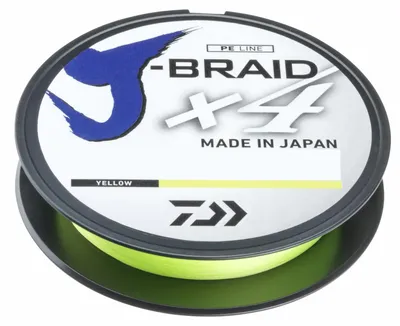 Zdjęcie produktu dla DAIWA J-BRAID X4, 135m, 0.19mm, 10.2kg / 22.49lbs, zielona, plecionka wędkarska, 12741-019