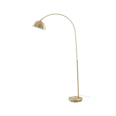 Produktbild von Lindby Bogenlampe Lennart, messing, höhenverstellbar, E27