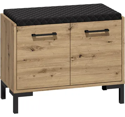 Produktbild von Schuhschrank mit Sitzbank MEVIA 04 artisan eiche