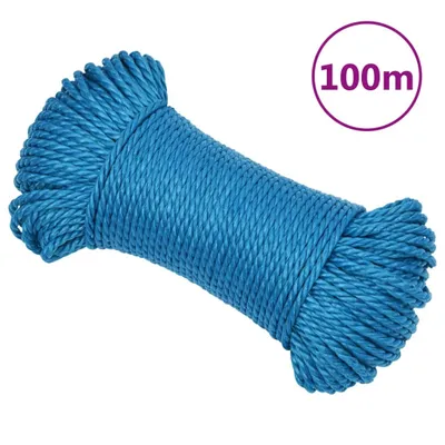 Immagine prodotto di Vidaxl Corda da lavoro 6 mm 100 m Polipropenblau