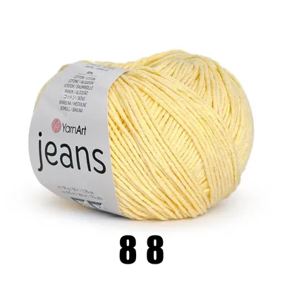 Produktbild von YarnArt Jeans (50g/160M) 88 gelb