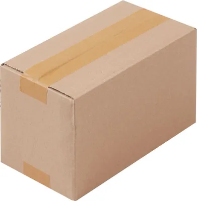 Produktbild von 500 x Faltkartons (285 x 185 x 170 mm) stabil 2-wellig Versandkarton Päckchen DHL Hermes Schachtel Box Paket braun BB-Verpackungen