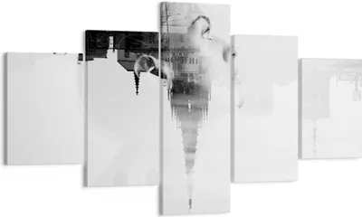 Produktbild von Bild auf Leinwand - Leinwandbild - Frau modern - 125x70cm - Wand Bild - Wanddeko - Wandbilder - Leinwanddruck - Bilder - Kunstdruck - Wanddekoration - Leinwand bilder - Wandkunst - EA125x70-3737