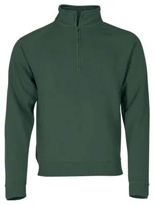 Produktbild von Fruit of the Loom Premium Zip Neck Sweat ,Farbe: flaschengrün ,Größe: XL