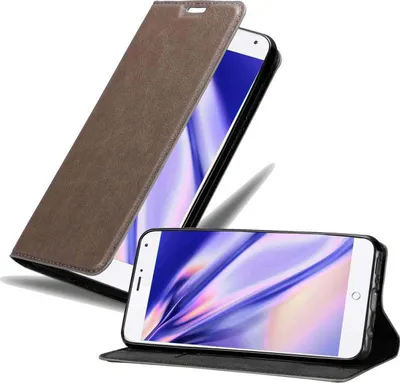 Image de Cadorabo Housse pour MEIZU MX4 Housse en marron Etui pour téléphone portable Case Cover Fermeture magnétique