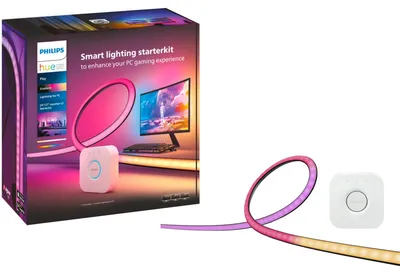 Produktbild von Philips HUE Play Gradient Lightstrip für PC (3x 24-27" Starter-Kit)