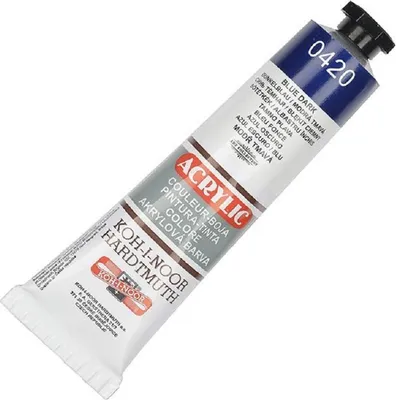 Zdjęcie produktu dla KOH Acrylfarbe 40 ml tubka ciemnoniebieska