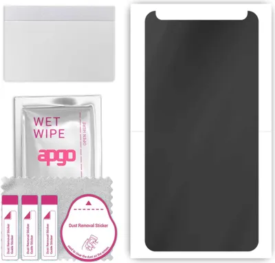 Produktbild von apgo Hydrogel Blickschutzfolie, Matt, kompatibel mit Oppo R15x, Privacy Displayschutzfolie, Schutzfolie mit Positionierhilfe, Anti-Spy, kratzfest, einfache Montage