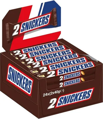 Produktbild von Snickers Schokoladenriegel, 24x 80g
