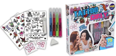 Image de Tatouage avec set de marqueurs