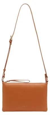 Produktbild von BIASIA Leder Umhängetasche Flat Crossbag Cuoio braun